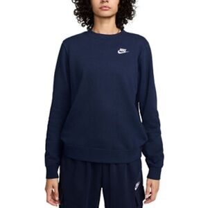 Nike Size Large Women’s Navy Blue Crewneck Sweatshirt